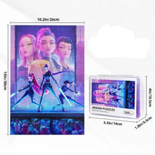 Lade das Bild in den Galerie-Viewer, Hunterix Kpop Demon Hunters Puzzle in vielen Motiven (300/500/1000 Teile)