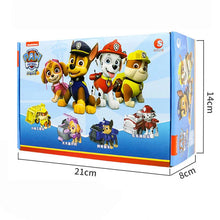 Lade das Bild in den Galerie-Viewer, Paw Patrol Geschenkbox mit 4 Welpen und Fahrzeugen Kinder Spielzeug