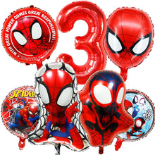 Lade das Bild in den Galerie-Viewer, Buntes Spiderman und Freunde Geburtstags Deko Kindergeburtstag, Feier