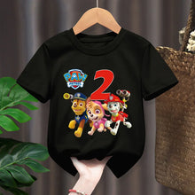 Lade das Bild in den Galerie-Viewer, Paw Patrol Geburtstag T-Shirt – Dein Heldenteam für den großen Tag