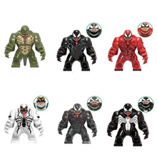 Lade das Bild in den Galerie-Viewer, Venom, Carnage, Lizard, Riot oder Anti Venom Baustein Figuren