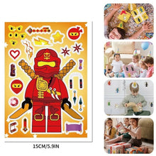 Lade das Bild in den Galerie-Viewer, Ninjago DIY Aufkleber Puzzle Set (16 Stk.)