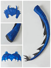 Lade das Bild in den Galerie-Viewer, Der blaue Eisdrache Kinder Kostüm für Karneval, Fasching etc.
