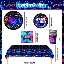 Lade das Bild in den Galerie-Viewer, Game On Party und Geburtstags Deko Set mit Tellern etc. für Gamer