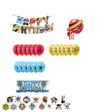 Lade das Bild in den Galerie-Viewer, One Piece Party Geburtstags Deko im Set