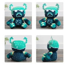 Lade das Bild in den Galerie-Viewer, Blue Warden Minecraft Plüsch Figur (ca. 25cm)