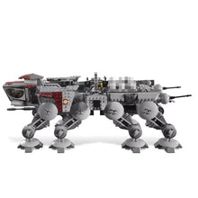 Lade das Bild in den Galerie-Viewer, Star Wars Republic Dropship mit AT-OT Walker Set (1808 Klemm-Bausteine) Spielzeug