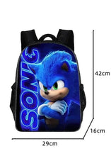 Lade das Bild in den Galerie-Viewer, Sonic der Igel Rucksack für Kinder, Schule oder Freizeit