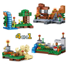Lade das Bild in den Galerie-Viewer, 4 in 1 Minecraft 378 Teile Baustein Set kaufen