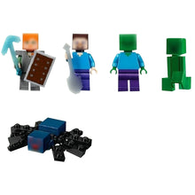 Lade das Bild in den Galerie-Viewer, Bedrock Abenteuer Baustein Spielzeug Minecraft 666 Teile kaufen