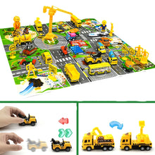 Lade das Bild in den Galerie-Viewer, Adventskalender mit Spielmatte und Fahrzeugen kaufen