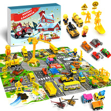 Lade das Bild in den Galerie-Viewer, Adventskalender mit Spielmatte und Fahrzeugen kaufen