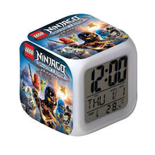 Lade das Bild in den Galerie-Viewer, Ninjago Wecker Digital Uhr mit Alarm Funktion, LED und Farbwechsel kaufen