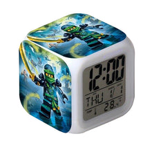 Lade das Bild in den Galerie-Viewer, Ninjago Wecker Digital Uhr mit Alarm Funktion, LED und Farbwechsel kaufen