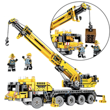 Lade das Bild in den Galerie-Viewer, Beweglicher Kran Baustein Set (665 Teile) kaufen