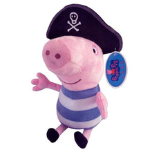 Lade das Bild in den Galerie-Viewer, Peppa George Pig als Pirat Plüsch Kuscheltier ca. 30cm kaufen