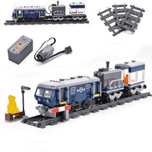 Lade das Bild in den Galerie-Viewer, Technik Baustein Eisenbahn mit Gleisen, Motor, Zug und Wagon kaufen