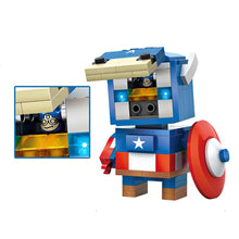 Lade das Bild in den Galerie-Viewer, Marvel Minis Captain America Baustein Figur zum zusammenbauen kaufen