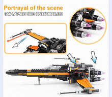 Lade das Bild in den Galerie-Viewer, Star War First Order Poe's X-Wing Fighter Baustein Set kaufen