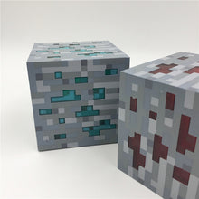 Lade das Bild in den Galerie-Viewer, Minecraft Würfel Lampe Set mit 4 Nachtlicht in Rot, Blau, Grün und Gelb kaufen