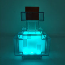 Lade das Bild in den Galerie-Viewer, Minecraft Potion Flasche Lampe mit Farbwechsel Tischlicht Nachlicht kaufen