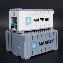 Lade das Bild in den Galerie-Viewer, Technic Maersk Zug Baustein Set (kompatibel mit 10219) kaufen