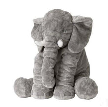 Lade das Bild in den Galerie-Viewer, XXL Elefant Kuscheltier I 60cm Plüschtier Groß Grau Geschenk für Baby Kinder Kissen kaufen