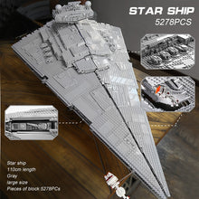Lade das Bild in den Galerie-Viewer, Star Wars Imperialer Sternzerstörer Kompatibel mit 75252 Bausteine 5278 Teile kaufen