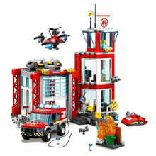 Lade das Bild in den Galerie-Viewer, Feuerwehr Wache - Feuerwehr-Station - City Series Bausteine - Spielzeug kaufen