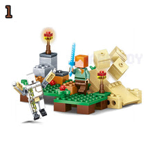 Lade das Bild in den Galerie-Viewer, Der Ocelot Wasserfall Minecraft Baustein Set aus 378 Teilen kaufen