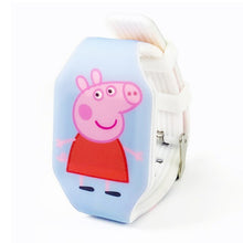 Lade das Bild in den Galerie-Viewer, Peppa Wutz Kinder Armbanduhren LED - Leuchten im Dunkeln kaufen
