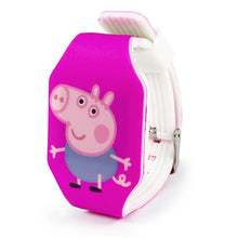 Lade das Bild in den Galerie-Viewer, Peppa Wutz Kinder Armbanduhren LED - Leuchten im Dunkeln kaufen