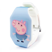Lade das Bild in den Galerie-Viewer, Peppa Wutz Kinder Armbanduhren LED - Leuchten im Dunkeln kaufen