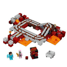 Lade das Bild in den Galerie-Viewer, Minecraft Die Nether Eisenbahn Bausteine Spielzeug 387 Teile kaufen