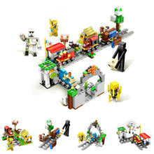 Lade das Bild in den Galerie-Viewer, Minecraft Die Minen Eisenbahn Spielzeug Bausteine 400 Teile kaufen