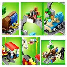 Lade das Bild in den Galerie-Viewer, Minecraft Die Minen Eisenbahn Spielzeug Bausteine 400 Teile kaufen