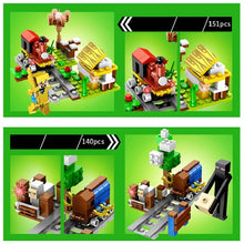 Lade das Bild in den Galerie-Viewer, Minecraft Die Minen Eisenbahn Spielzeug Bausteine 400 Teile kaufen
