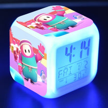 Lade das Bild in den Galerie-Viewer, Fall Guys Digitaler Wecker und Uhr mit Farbwechsel kaufen
