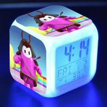 Lade das Bild in den Galerie-Viewer, Fall Guys Digitaler Wecker und Uhr mit Farbwechsel kaufen