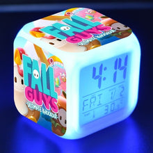 Lade das Bild in den Galerie-Viewer, Fall Guys Digitaler Wecker und Uhr mit Farbwechsel kaufen