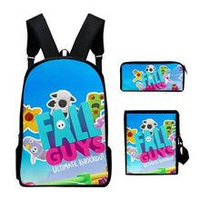Lade das Bild in den Galerie-Viewer, Fall Guys Kinder Rucksack Set mit Federmappe und Tasche kaufen