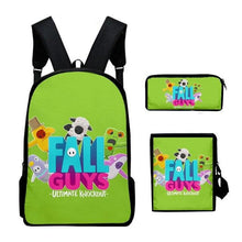 Lade das Bild in den Galerie-Viewer, Fall Guys Kinder Rucksack Set mit Federmappe und Tasche kaufen