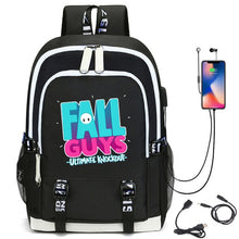 Lade das Bild in den Galerie-Viewer, Fall Guys Rucksack mit USB Anschluß und Lademöglichkeit kaufen