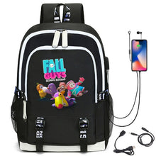 Lade das Bild in den Galerie-Viewer, Fall Guys Rucksack mit USB Anschluß und Lademöglichkeit kaufen