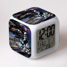 Lade das Bild in den Galerie-Viewer, Stars Wars Digital Wecker LED Farbwechsel kaufen