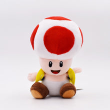 Lade das Bild in den Galerie-Viewer, Mario Mushroom Toad Plüsch Figuren (ca. 16cm, 8 Motive / Farben) kaufen