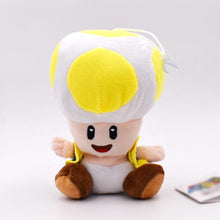 Lade das Bild in den Galerie-Viewer, Mario Mushroom Toad Plüsch Figuren (ca. 16cm, 8 Motive / Farben) kaufen