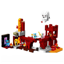 Lade das Bild in den Galerie-Viewer, Nether Wither Festung Minecraft Bausteine Spielzeug Set 571 Teile kaufen