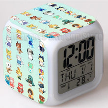 Lade das Bild in den Galerie-Viewer, Animal Crossing Digitaler Wecker mit Uhr kaufen