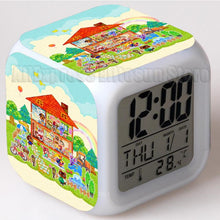 Lade das Bild in den Galerie-Viewer, Animal Crossing Digitaler Wecker mit Uhr kaufen
